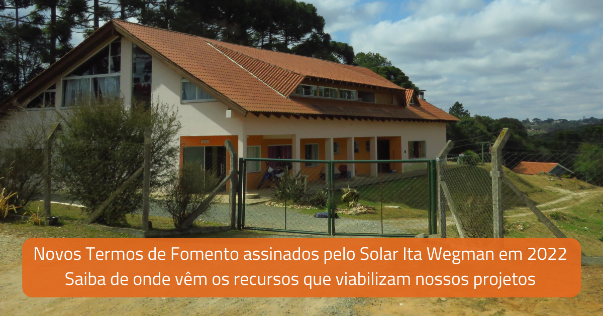 You are currently viewing Solar Ita Wegman recebe novos recursos do FIA